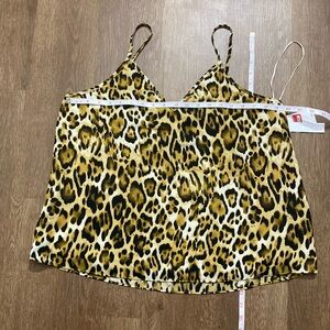 Abound Large Leopard Print Animal Pint NWT Camisole VNeck Nordstrom